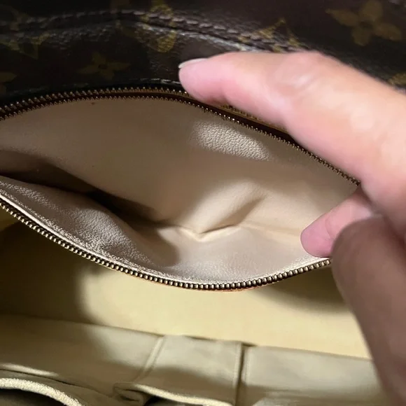 Louis Vuitton Brown and Tan Shopping Tote - Picture 7 of 16